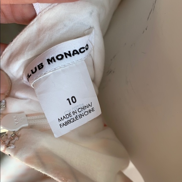 Club Monaco Linen Blend Open Back Dress - Picture 6 of 8